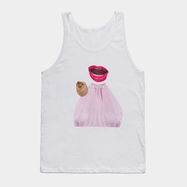 Pink Lady Tank Top by Luca Mainini